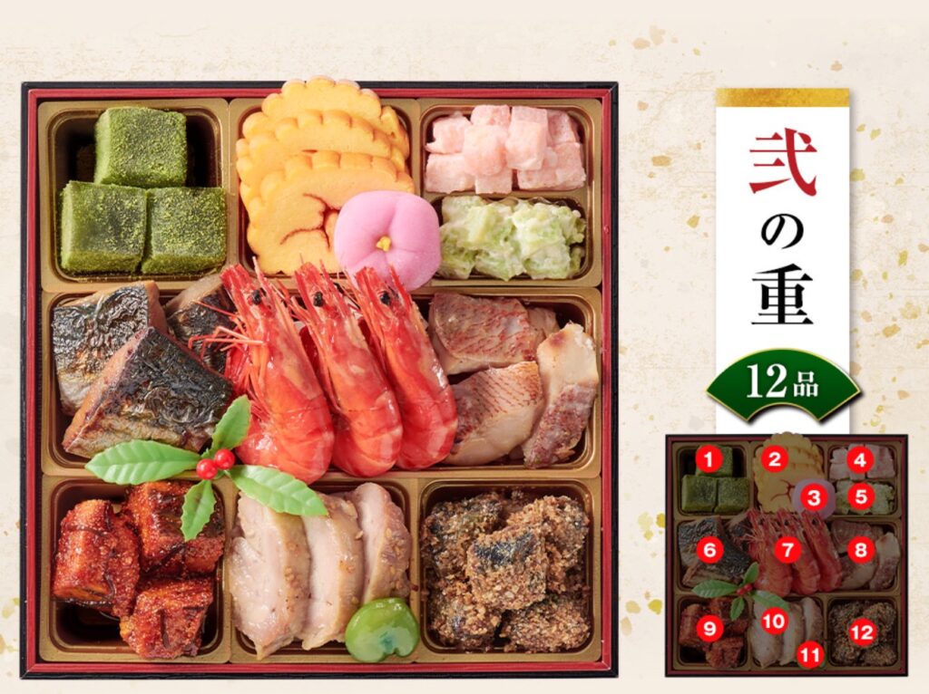 老舗料亭 京料理はり清監修のおせち料理_雅_弐の重